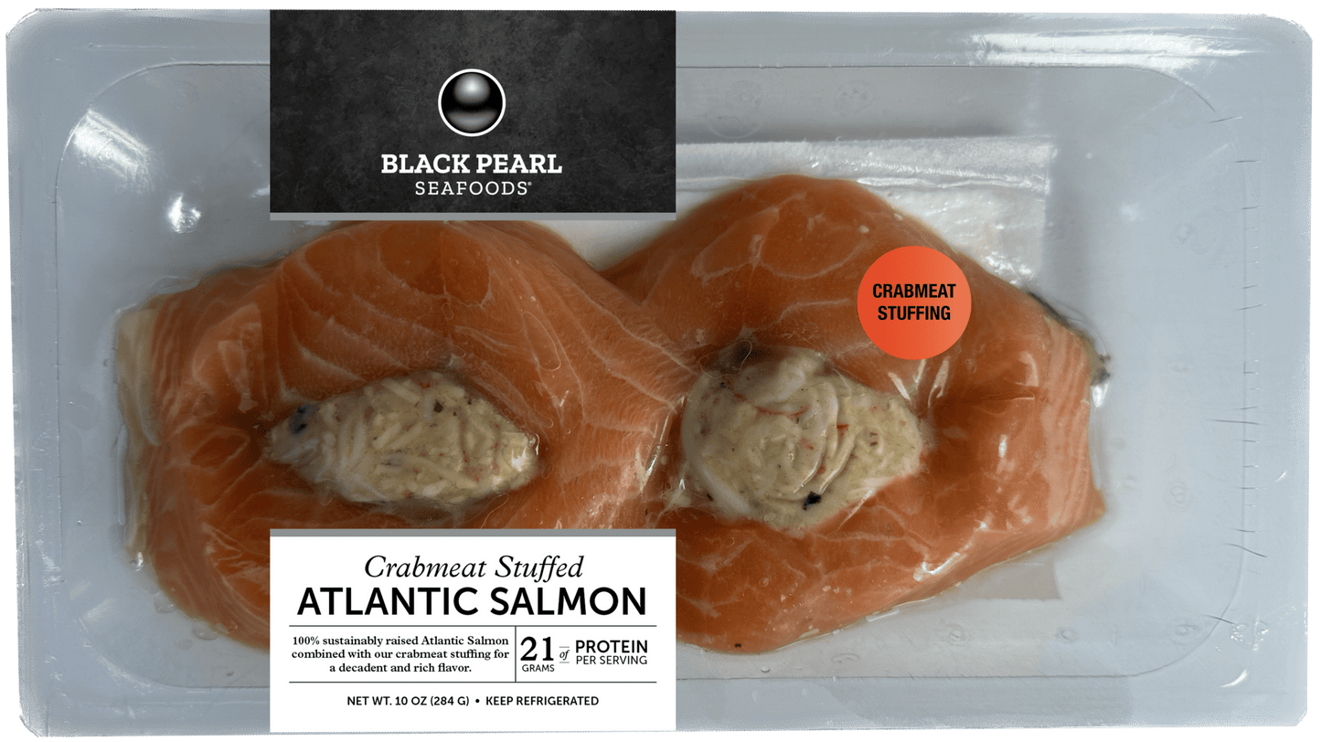 Atlantic Salmon- Crabmeat Stuffed