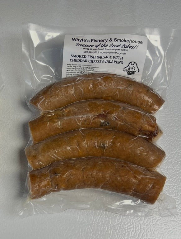 Cheddar Cheese & Jalapeno Fish Sausage