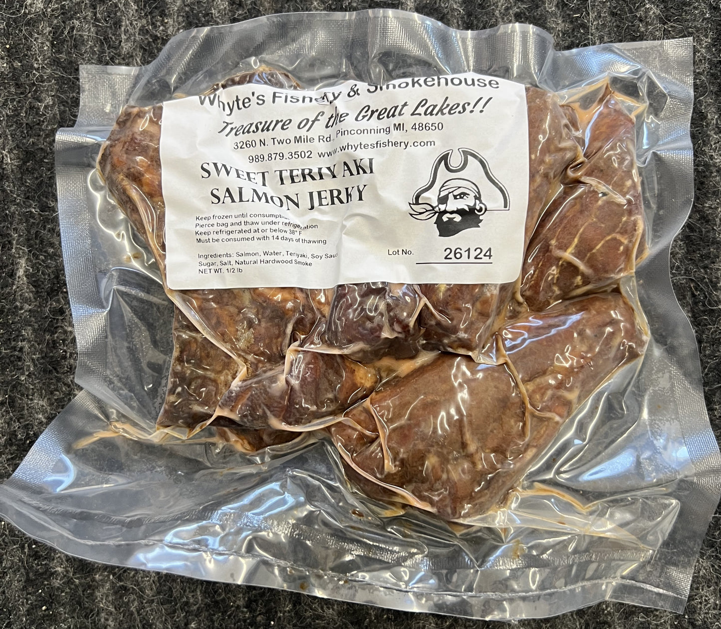 Smoked Salmon Jerky- Sweet Teriyaki