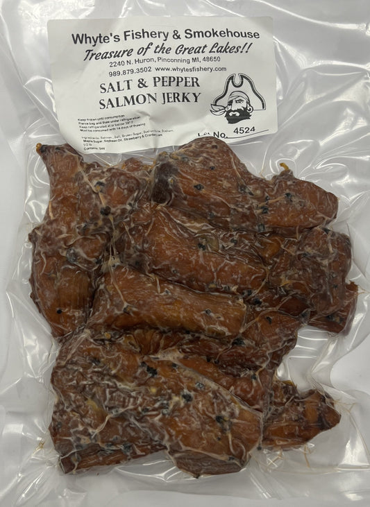 Smoked Salmon Jerky- Salt & Pepper