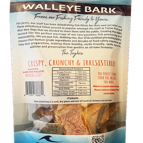 Walleye Bark Dog Treats