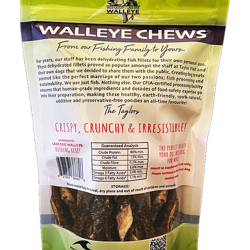 Walleye Chews Dog Treats
