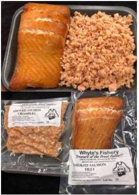 Smoked Salmon Filet & Smoked Salmon Crumble
