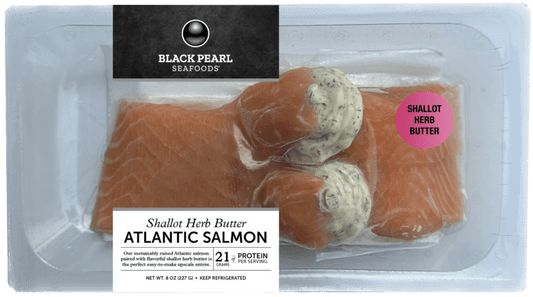 Atlantic Salmon- Shallot Herb Butter