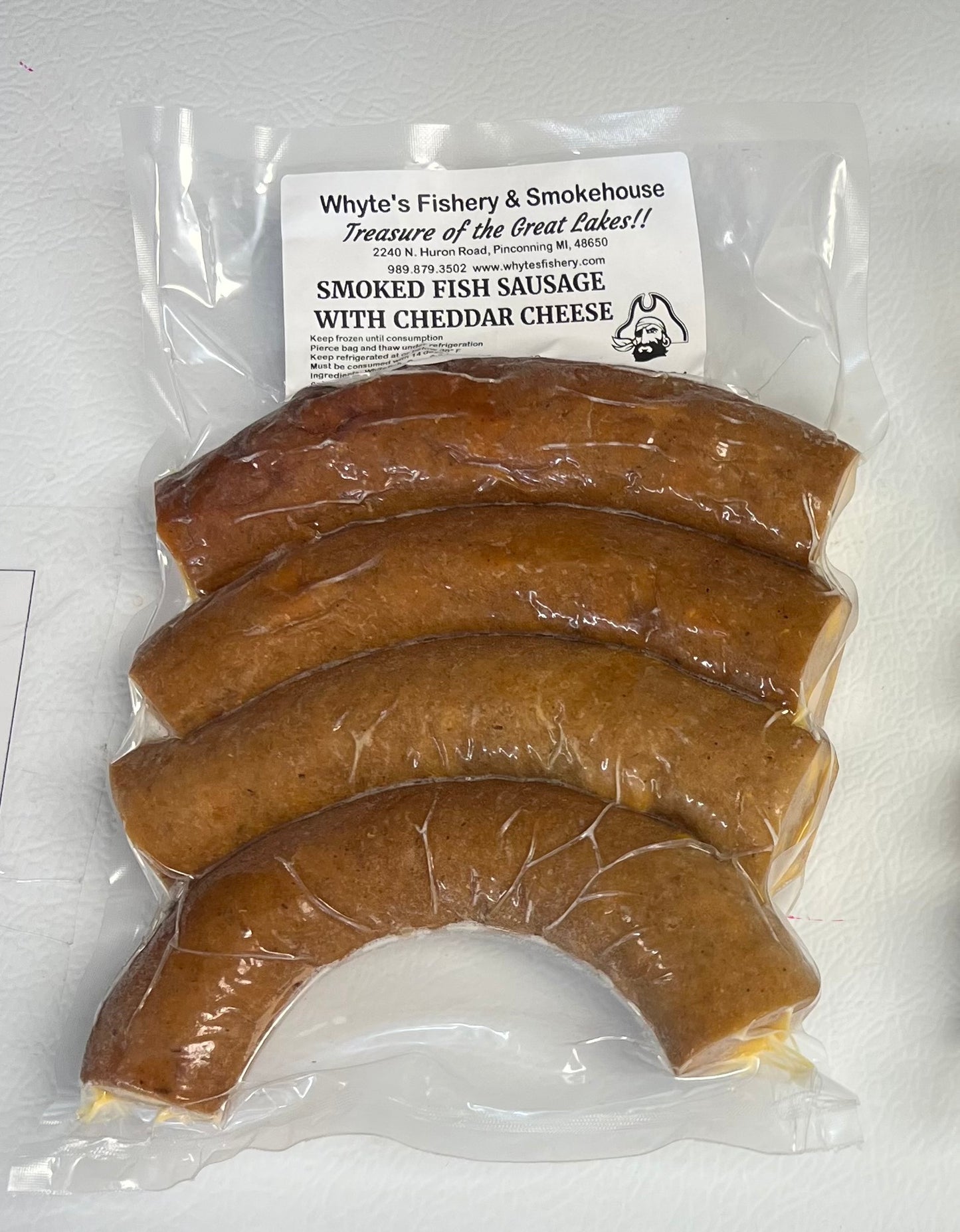 Cheddar Cheese Fish Sausage