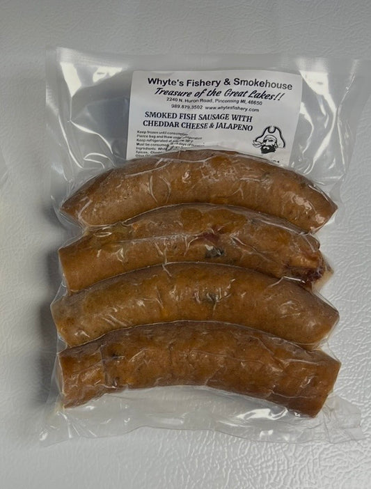Cheddar Cheese & Jalapeno Fish Sausage